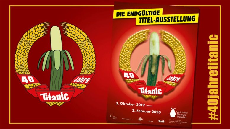 Titel-Ausstellung "TITANIC" im Caricatura Museum Frankfurt